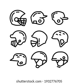 helmet icon or logo isolated sign symbol vector illustration - Collection of high quality black style vector icons
