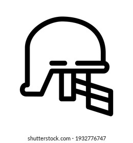 helmet icon or logo isolated sign symbol vector illustration - high quality black style vector icons
