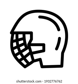 helmet icon or logo isolated sign symbol vector illustration - high quality black style vector icons
