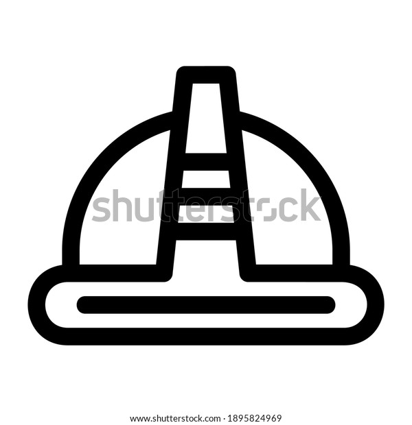 helmet icon or logo\
isolated sign symbol vector illustration - high quality black style\
vector icons\
