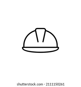 Helmet icon. Motorcycle helmet sign and symbol. Construction helmet icon. Safety helmet