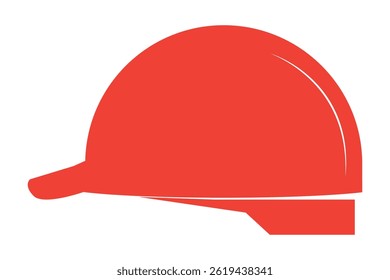 helmet icon on white background, vector illustration.