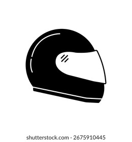 helmet icon outline editable stroke line drawing eps