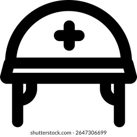 helmet icon outlined style design