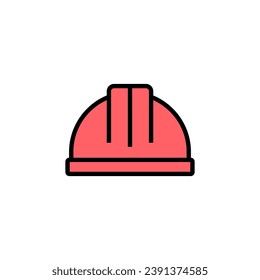 Helmet icon set illustration. Motorcycle helmet sign and symbol. Construction helmet icon. Safety helmet