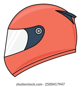 Ilustración de conjunto de iconos de casco. Signo y símbolo del casco de la motocicleta. Icono de casco de construcción. Casco de seguridad