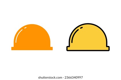 Helmet icon set for web and mobile app. Motorcycle helmet sign and symbol. Construction helmet icon. Safety helmet