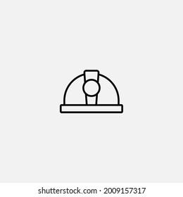 Helmet icon sign vector,Symbol, logo illustration for web and mobile