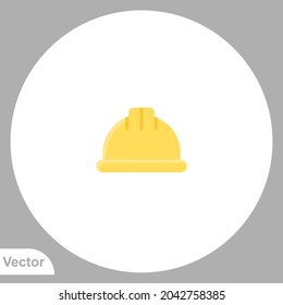 Helmet icon sign vector,Symbol, logo illustration for web and mobile