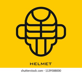 Helmet icon signs