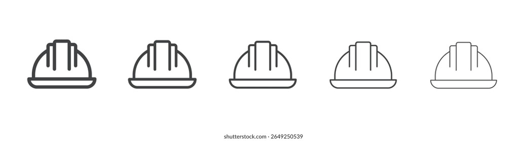Helmet icon simple illustration collection symbol
