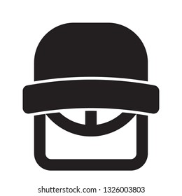 HELMET icon solid style