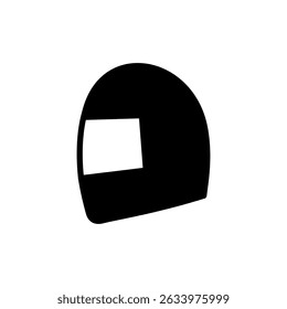 Helmet icon symbol for apps and websites. Motorcycle helmet sign and symbol. Construction helmet icon. Safety helmet