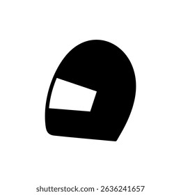 Helmet icon symbol for apps and websites. Motorcycle helmet sign and symbol. Construction helmet icon. Safety helmet