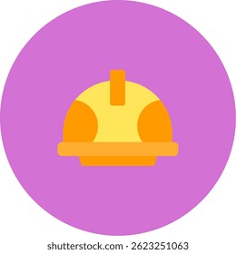 Símbolo de arte do ícone do capacete