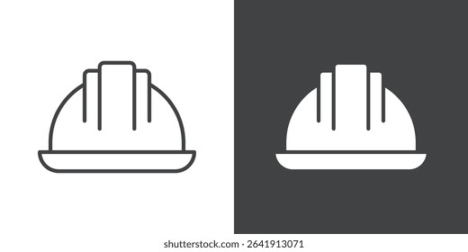 Helmet icon symbol illustration logo