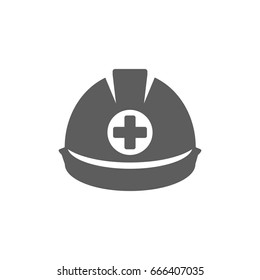 Helmet icon in trendy flat style isolated on white background. Symbol for your web site design, logo, app, UI. Vector illustration, EPS