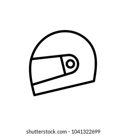 helmet icon vector