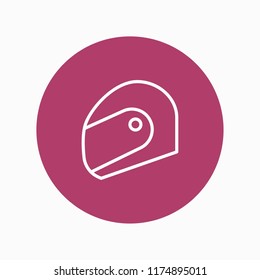 helmet icon vector