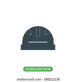Helmet icon vector