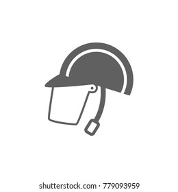 Helmet icon vector