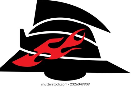 helmet icon in vector art style