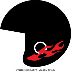helmet icon in vector art style