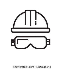 Helmet icon vector black color