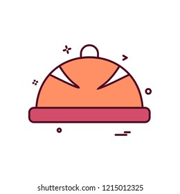 helmet  icon vector design