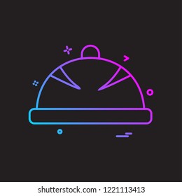 helmet  icon vector design
