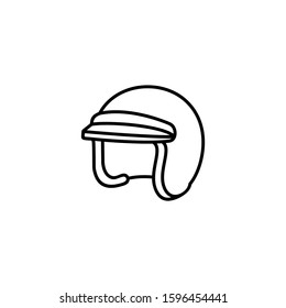 Helmet Icon Vector Design Template 002