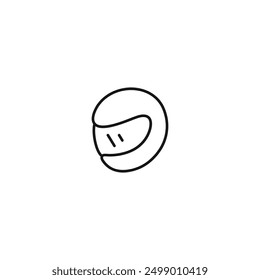 Helmet icon vector. EPS 10 editable vector