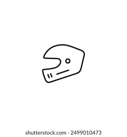 Helmet icon vector. EPS 10 editable vector