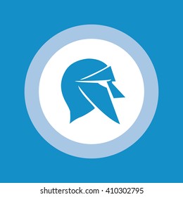 Helmet icon . Vector illustration