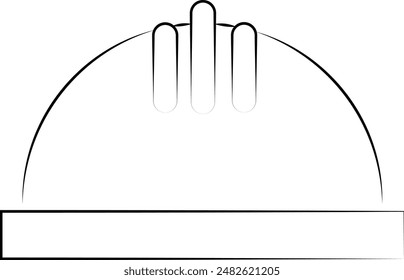 Helmet icon vector illustration. Construction helmet icon. for web, ui, and mobile apps