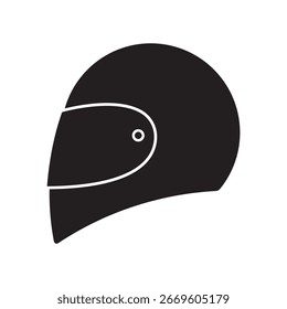 Plantilla de diseño de Ilustración vectorial de icono de casco