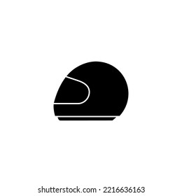 Helmet icon vector illustration. Motorcycle helmet sign and symbol. Construction helmet icon. Safety helmet