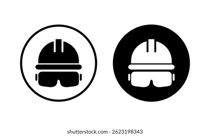 Helmet icon vector illustration. Motorcycle helmet sign and symbol. Construction helmet icon. Safety helmet
