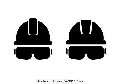 Helmet icon vector illustration. Motorcycle helmet sign and symbol. Construction helmet icon. Safety helmet