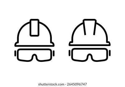 Helmet icon vector illustration. Motorcycle helmet sign and symbol. Construction helmet icon. Safety helmet