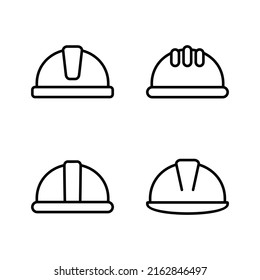 Helmet icon vector. Motorcycle helmet sign and symbol. Construction helmet icon. Safety helmet