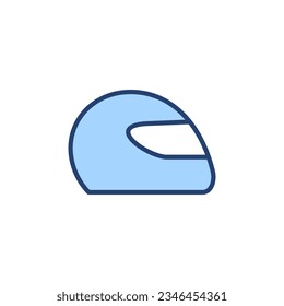 Helmet icon vector. Motorcycle helmet sign and symbol. Construction helmet icon. Safety helmet
