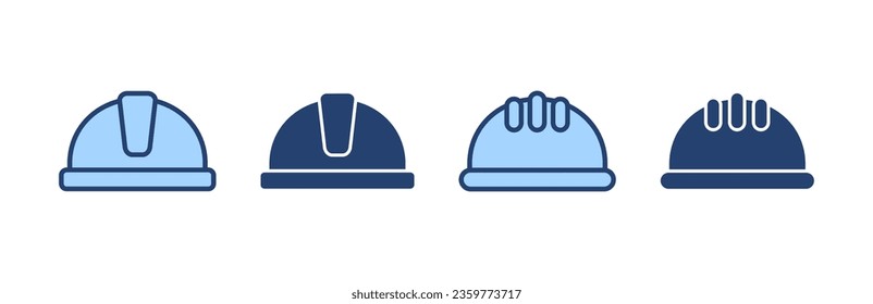 Helmet icon vector. Motorcycle helmet sign and symbol. Construction helmet icon. Safety helmet