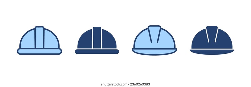 Helmet icon vector. Motorcycle helmet sign and symbol. Construction helmet icon. Safety helmet