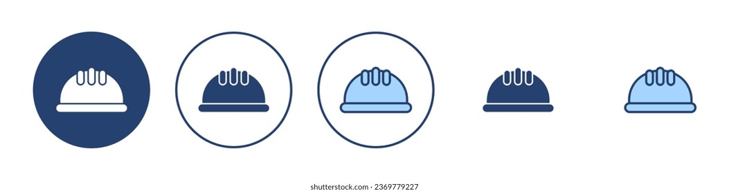 Helmet icon vector. Motorcycle helmet sign and symbol. Construction helmet icon. Safety helmet