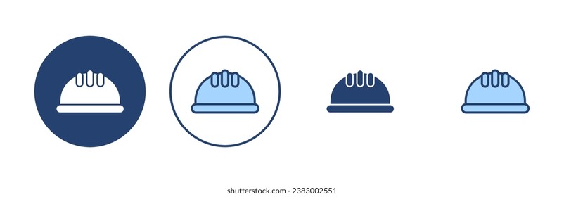 Helmet icon vector. Motorcycle helmet sign and symbol. Construction helmet icon. Safety helmet