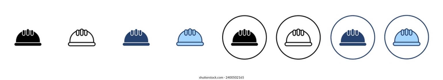 Helmet icon vector. Motorcycle helmet sign and symbol. Construction helmet icon. Safety helmet