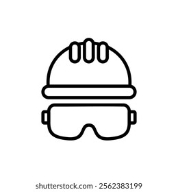 Helmet icon vector. Motorcycle helmet sign and symbol. Construction helmet icon. Safety helmet