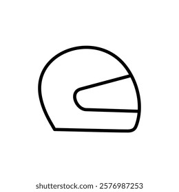 Helmet icon vector. Motorcycle helmet sign and symbol. Construction helmet icon. Safety helmet