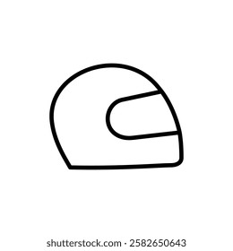 Helmet icon vector. Motorcycle helmet sign and symbol. Construction helmet icon. Safety helmet
